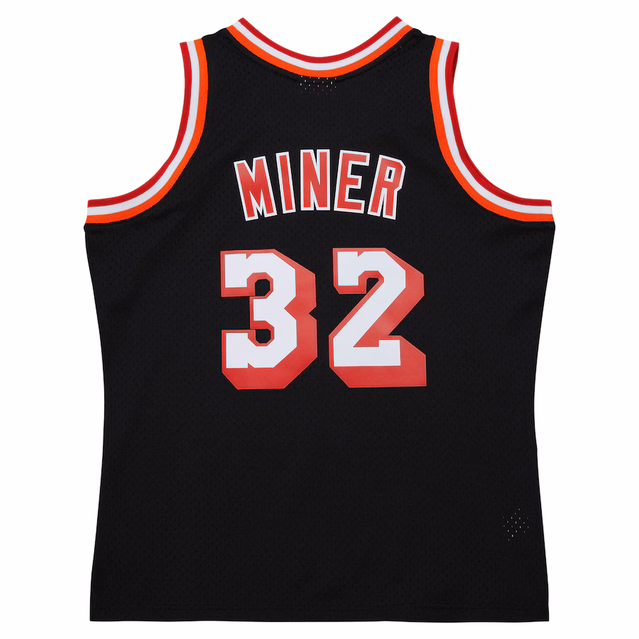 Maillot Harold Miner Miami Heat Mitchell & Ness 1992/93 Hardwood Classics Swingman