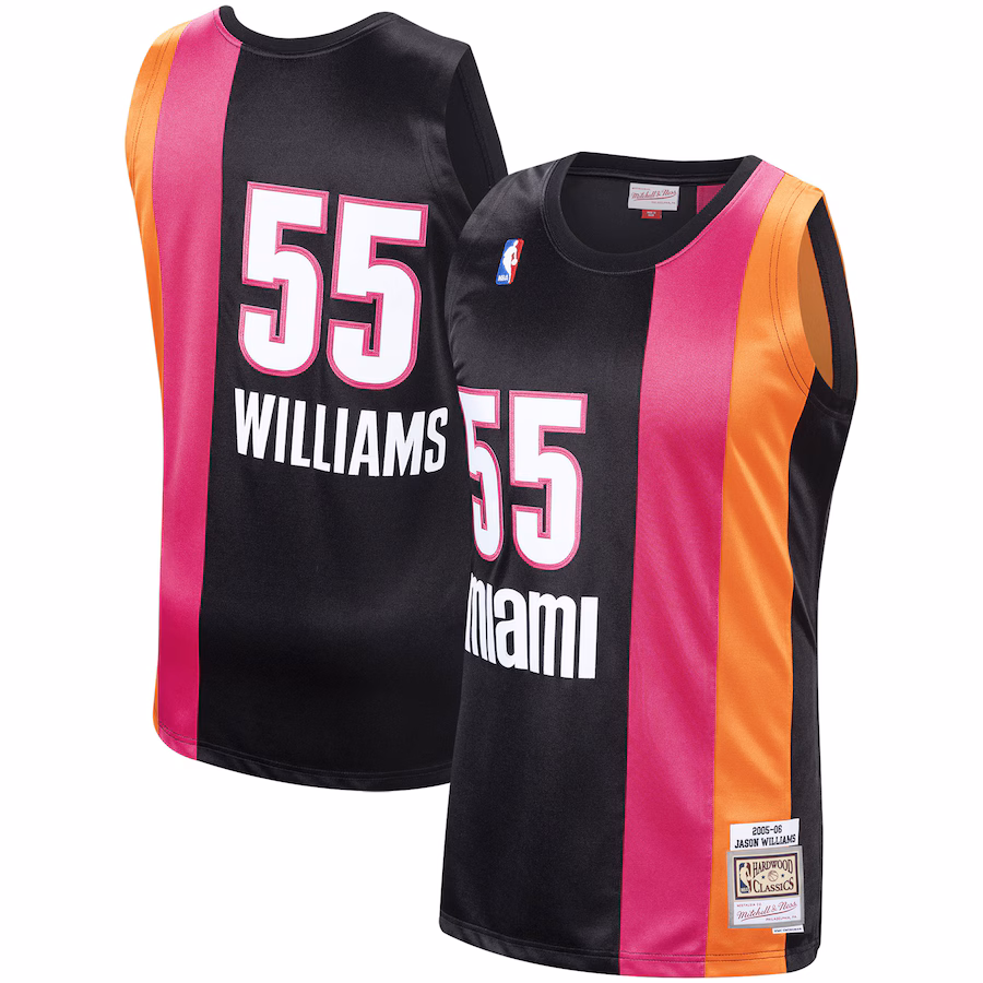 Maglia Jason Williams Miami Heat Mitchell & Ness 2005/06 Swingman Hardwood Classics
