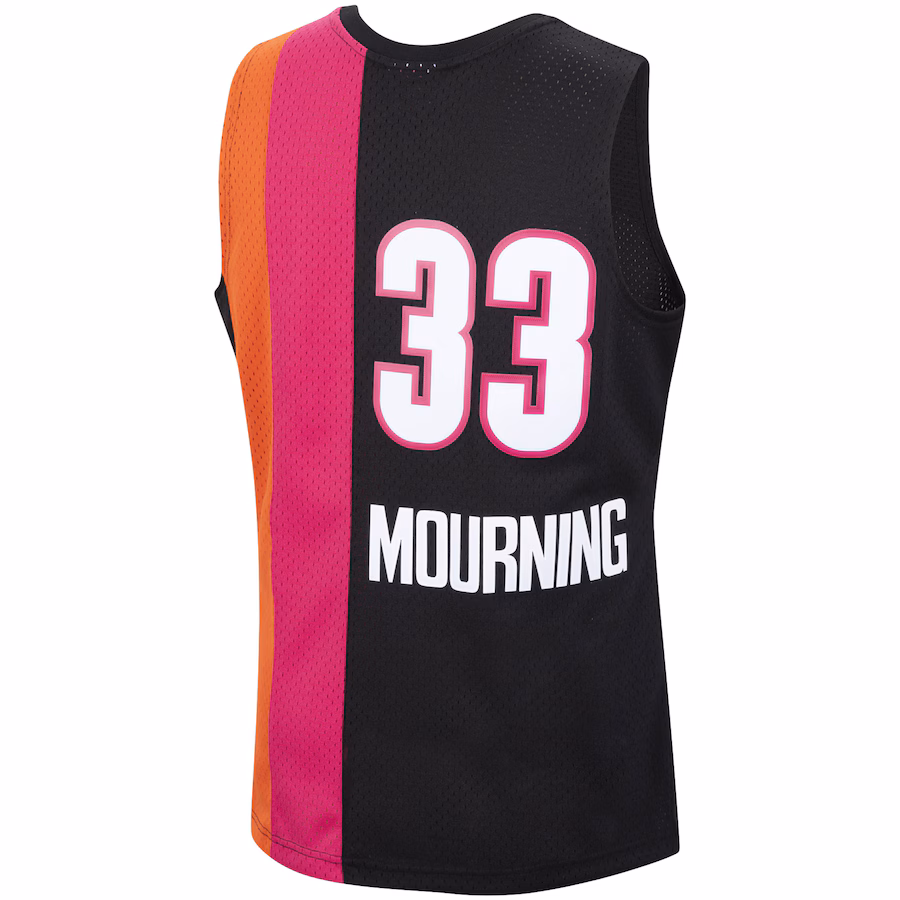 Maillot Alonzo Mourning Miami Heat Mitchell & Ness 2005/06 Swingman Hardwood Classics