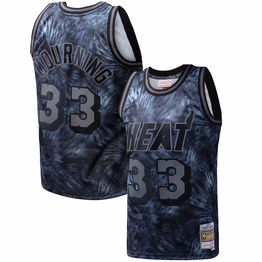 Maglia Alonzo Mourning Miami Heat Mitchell & Ness 1996/97 Hardwood Classics Swingman