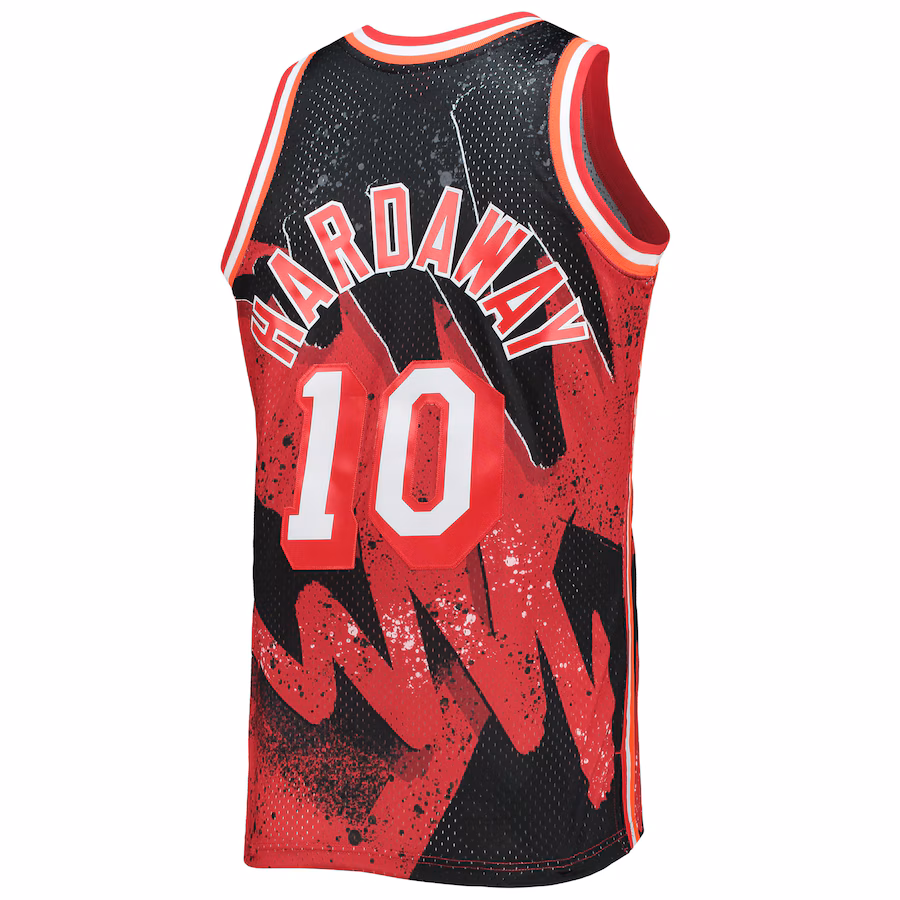 Tim Hardaway Miami Heat Mitchell & Ness 1996/97 Hardwood Classics Hyper Hoops Swingman Trikot