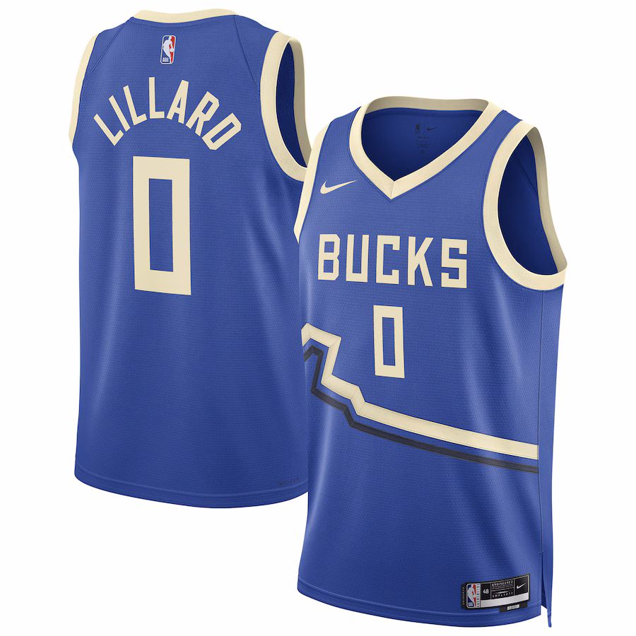 Milwaukee Bucks Damian Lillard Unisex 2024/25 City Edition Trikot