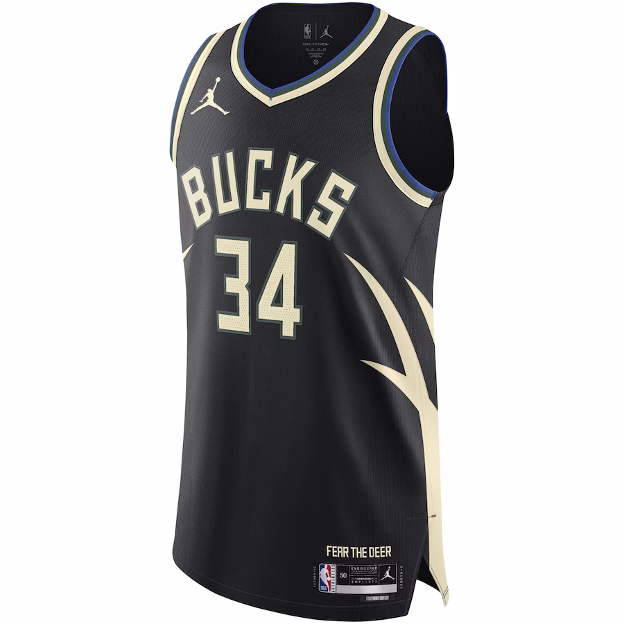 Maillot Jordan Giannis Antetokounmpo Bucks – Statement Edition