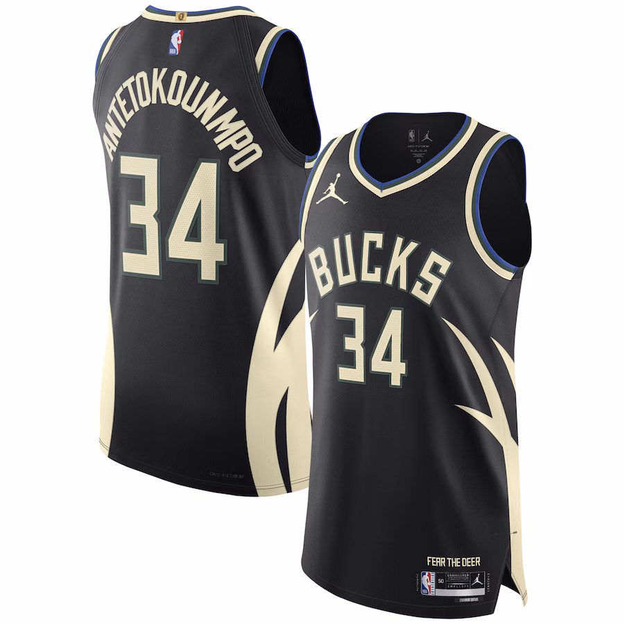 Jordan Giannis Antetokounmpo Bucks Trikot - Statement Edition