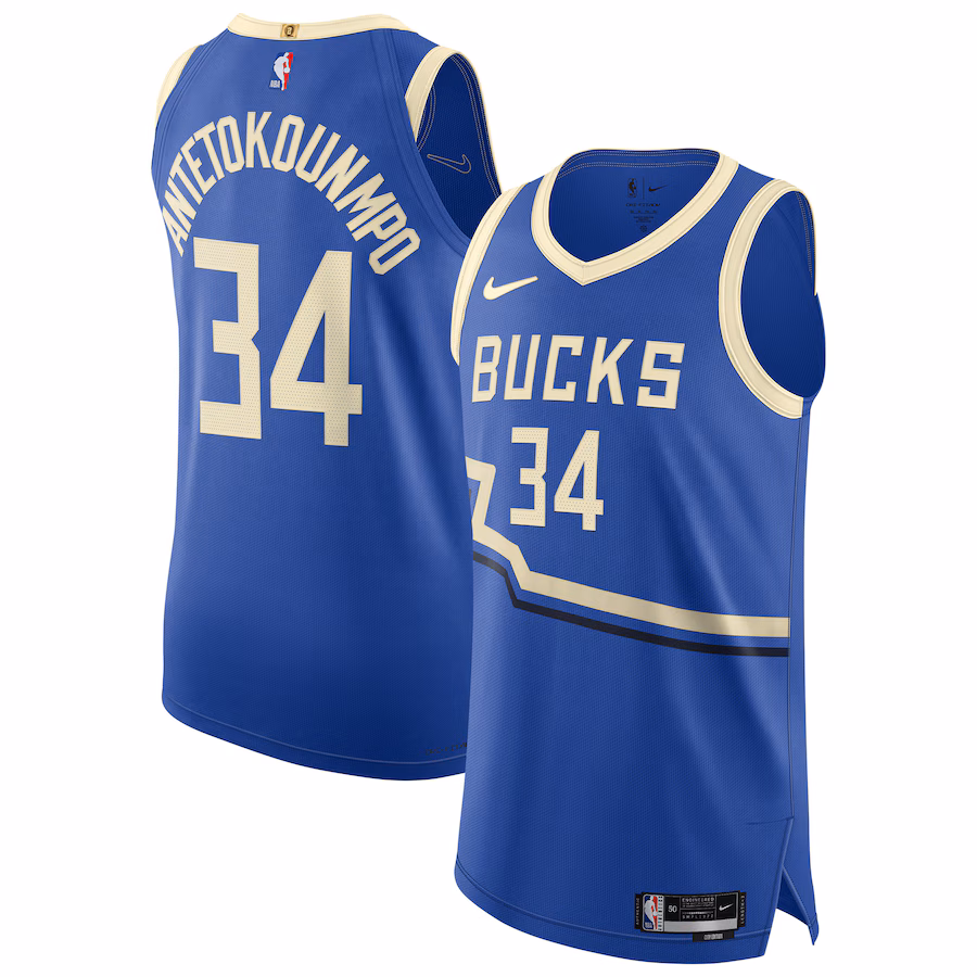 Milwaukee Bucks Giannis Antetokounmpo 2024/25 City Edition Trikot