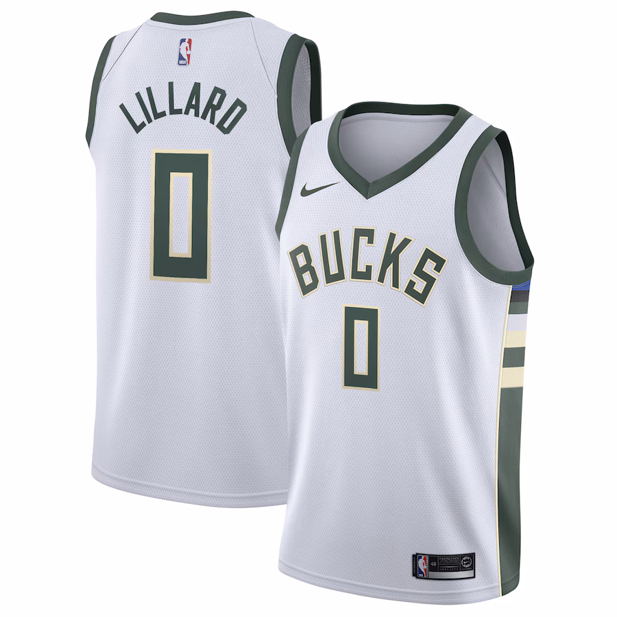 Camiseta Association Swingman unisex Milwaukee Bucks Damian Lillard