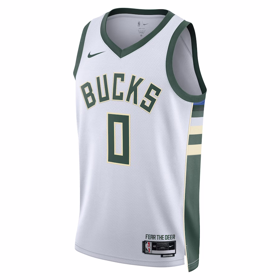 Camiseta Damian Lillard Milwaukee Bucks - Fear The Deer Association Edition