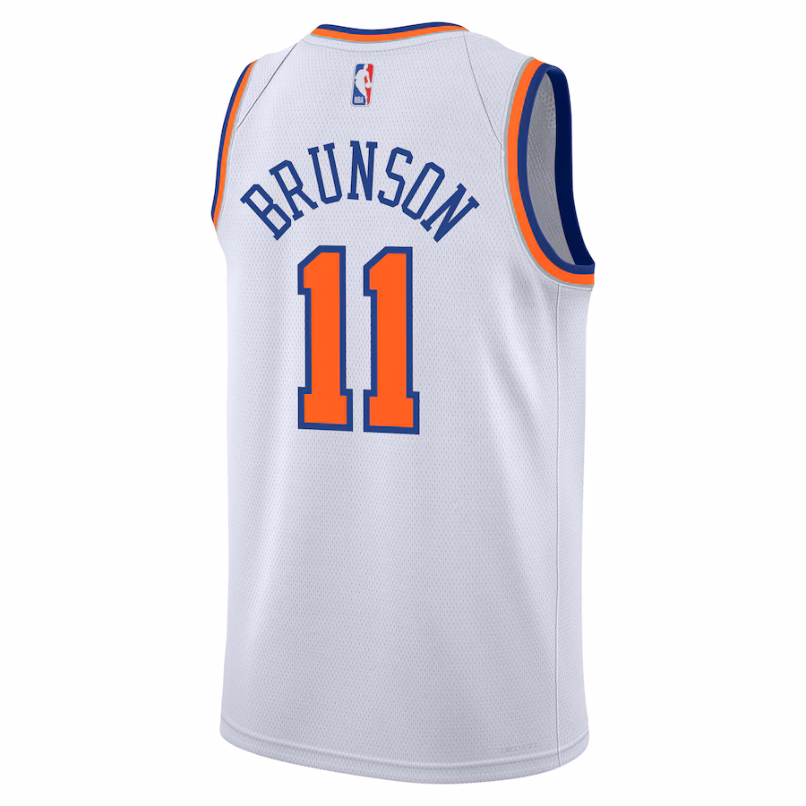 Jalen Brunson, New York Knicks Youth League Swingman Jersey - White