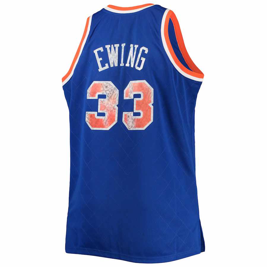 Patrick Ewing New York Knicks Mitchell & Ness 1991/92 NBA 75th Anniversary Diamond Big & Tall Jersey