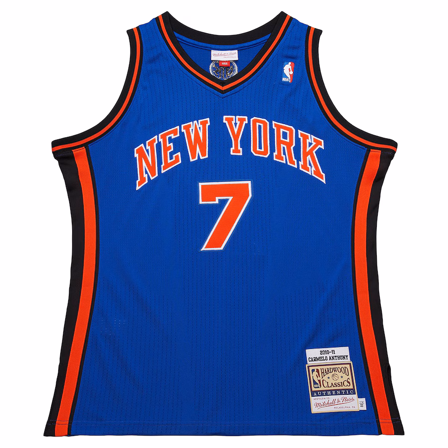 Maillot Hardwood Classics Mitchell & Ness New York Knicks Carmelo Anthony 2010/11