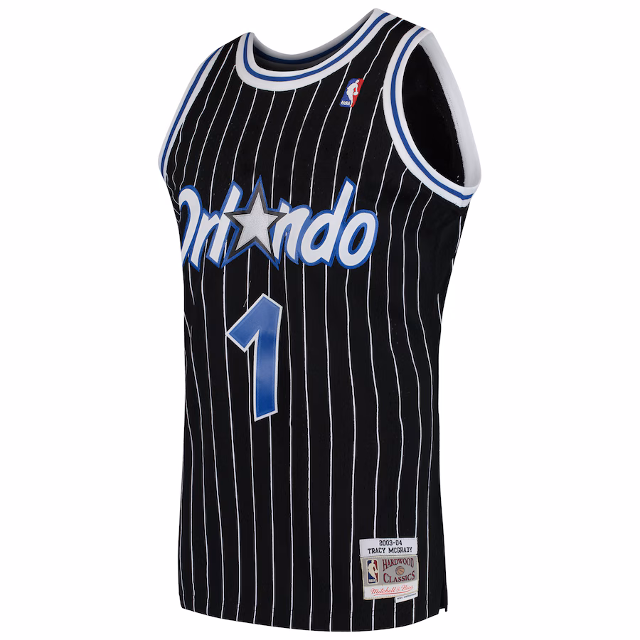Tracy McGrady, Orlando Magic Mitchell & Ness Hardwood Classics Swingman-Trikot - Schwarz