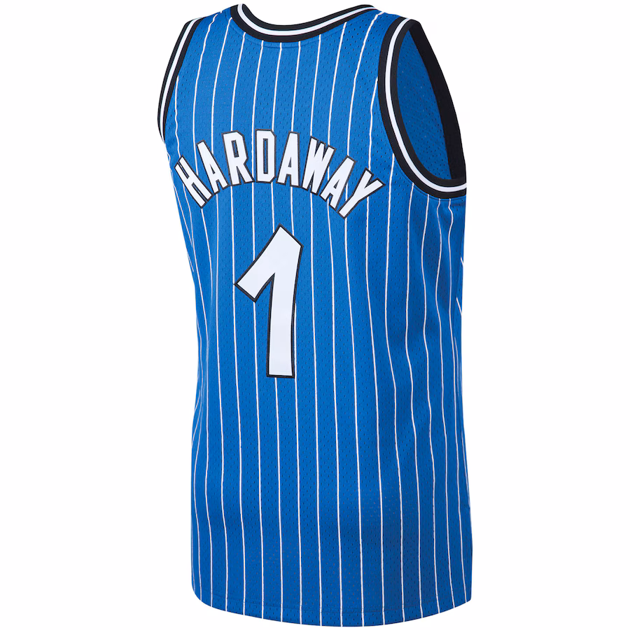 Penny Hardaway, Maillot Swingman Big & Tall des Hardwood Classics 1994/95 de Mitchell & Ness pour Orlando Magic - Bleu