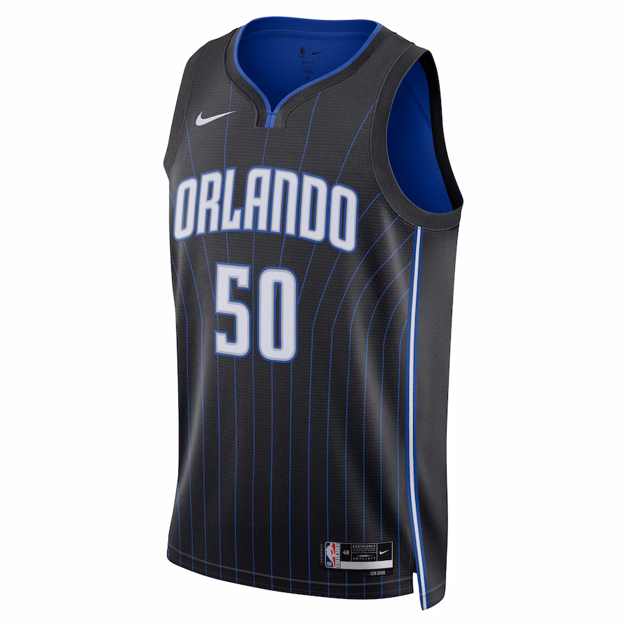 Cole Anthony, Maillot Swingman Unisexe des Orlando Magic - Édition Icône - Noir