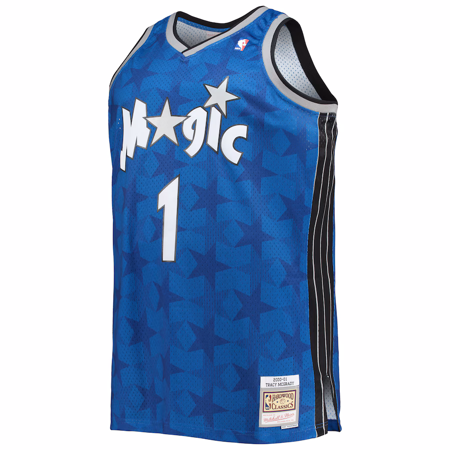 Tracy McGrady, Orlando Magic Mitchell & Ness Big & Tall 2000/01 Hardwood Classics Swingman-Trikot - Blau