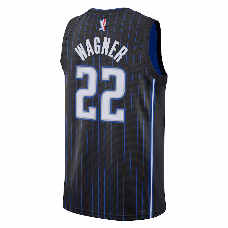 Franz Wagner, Maillot Swingman Unisexe des Orlando Magic - Édition Icône - Noir