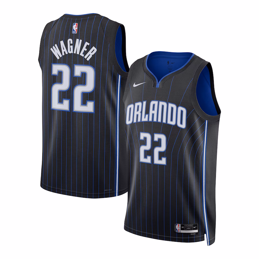 Franz Wagner, Maillot Swingman Unisexe des Orlando Magic - Édition Icône - Noir