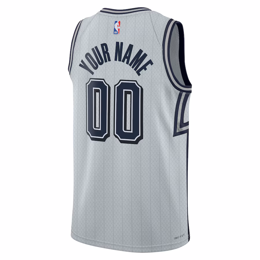 Orlando Magic Unisex 2024/25 Personalisiertes Swingman-Trikot - City-Edition - Silber