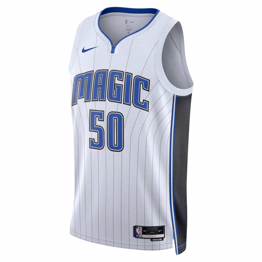Cole Anthony, Maillot Swingman Unisexe des Orlando Magic - Édition Association - Blanc