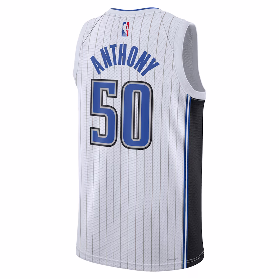 Cole Anthony, Maillot Swingman Unisexe des Orlando Magic - Édition Association - Blanc
