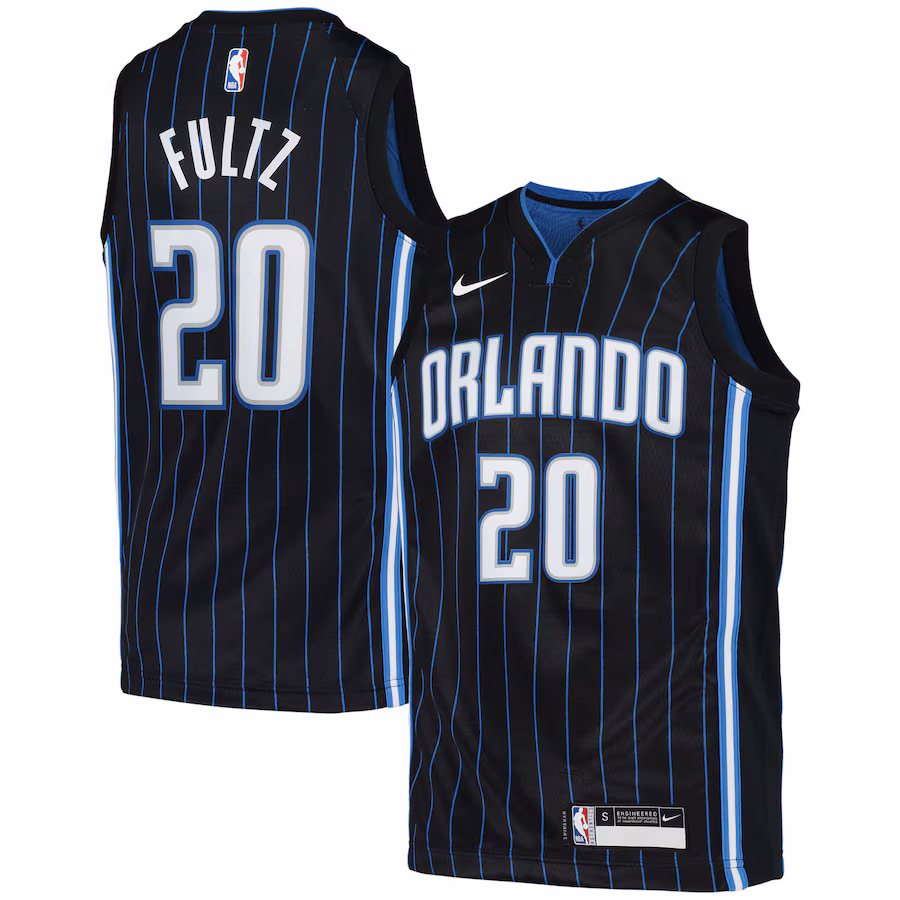 Markelle Fultz, Orlando Magic Jugend Swingman-Trikot - Icon-Edition - Schwarz