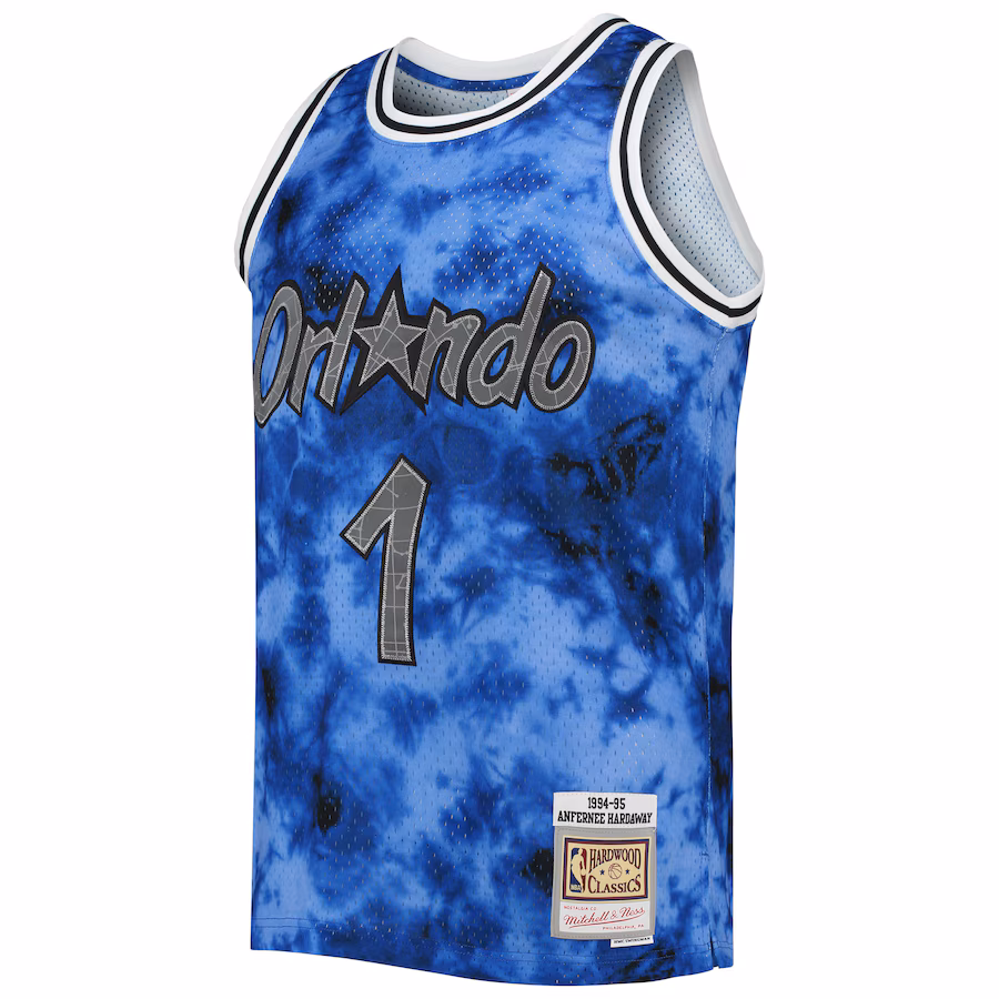 Anfernee Hardaway, Orlando Magic Mitchell & Ness 1994/95 Galaxy Swingman-Trikot - Blau