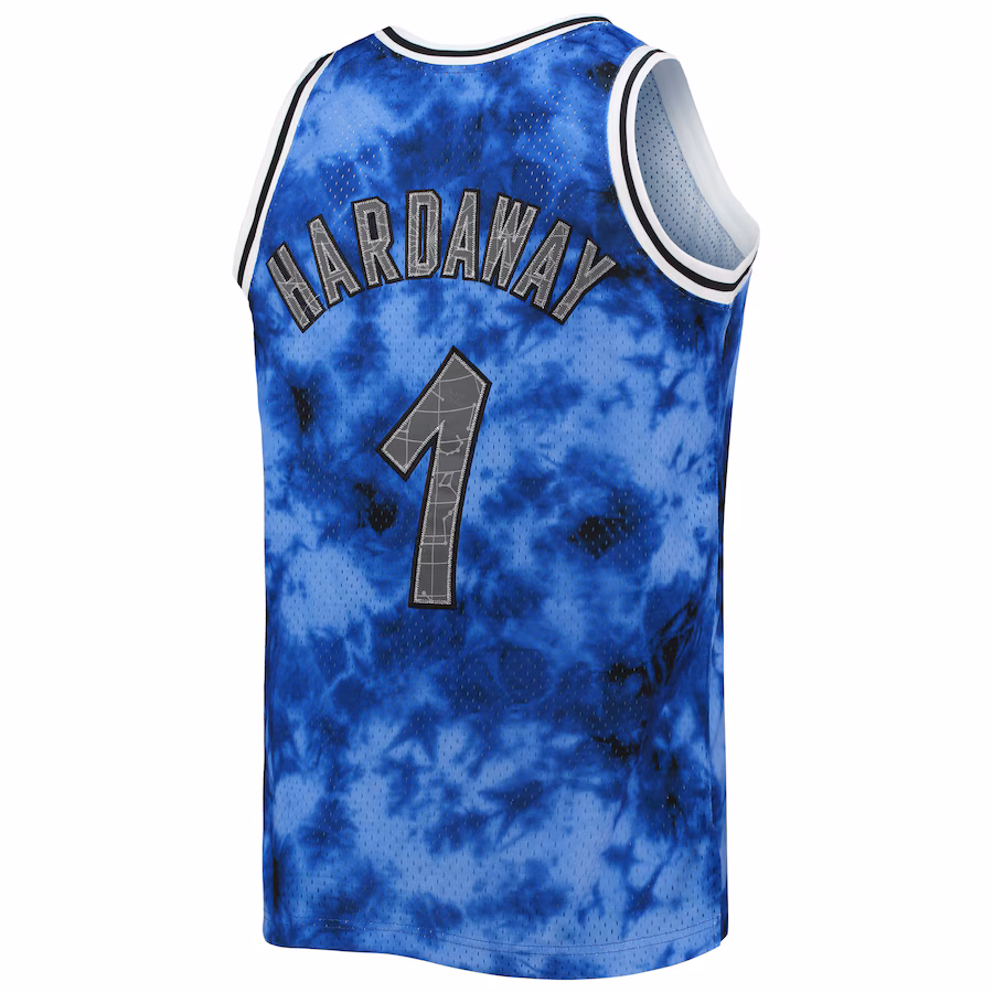 Anfernee Hardaway, Orlando Magic Mitchell & Ness 1994/95 Galaxy Swingman-Trikot - Blau