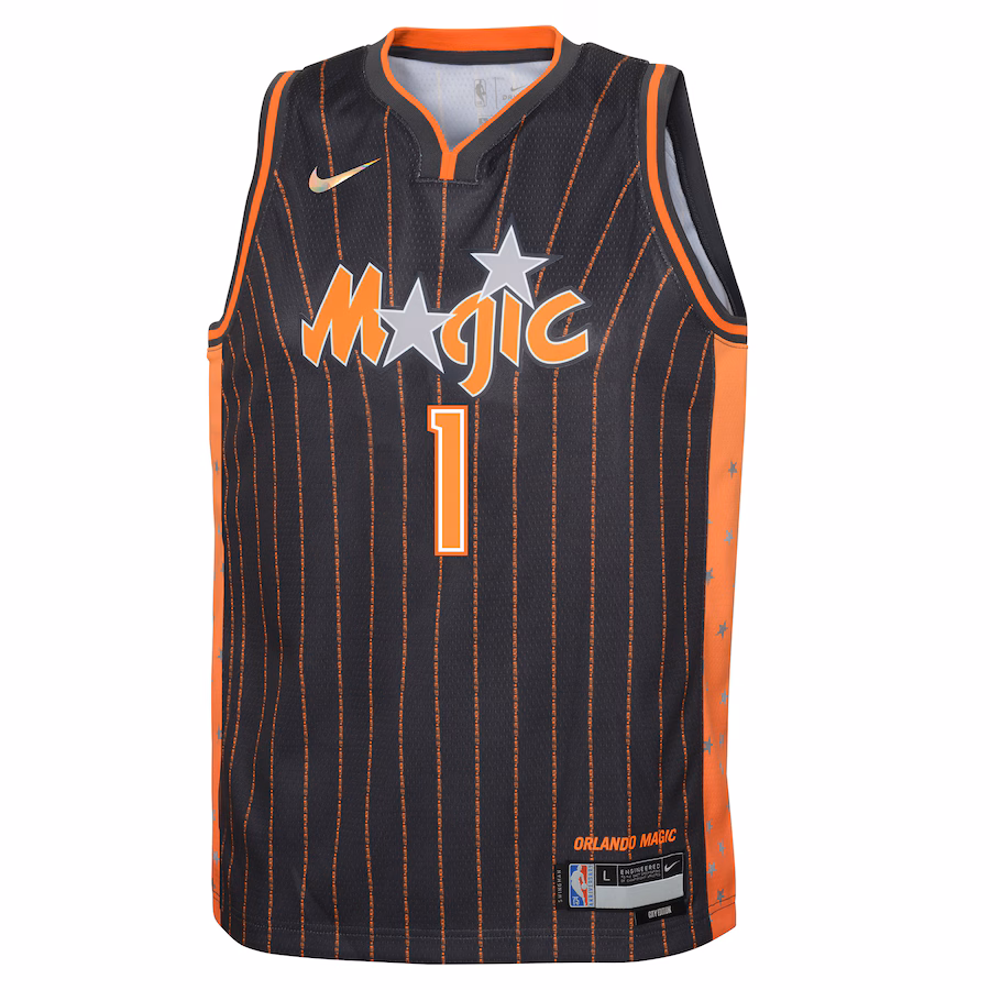 Jonathan Isaac, Orlando Magic Jugend Swingman-Trikot - City-Edition - Dunkelgrau