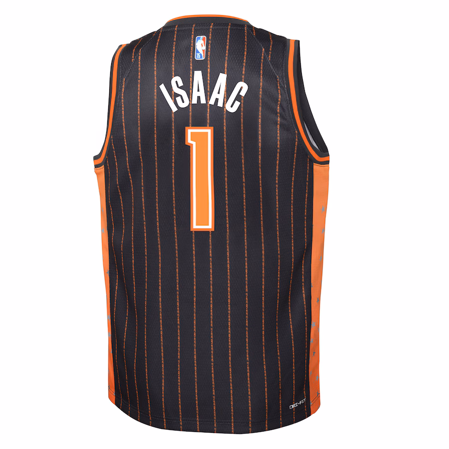 Jonathan Isaac, Orlando Magic Jugend Swingman-Trikot - City-Edition - Dunkelgrau