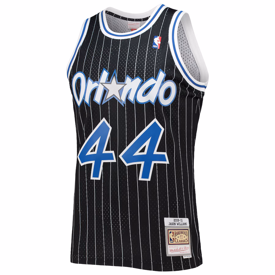 Jason Williams, Maillot Swingman de l'Édition Classique de la saison 2009/10 de Mitchell & Ness pour Orlando Magic - Noir