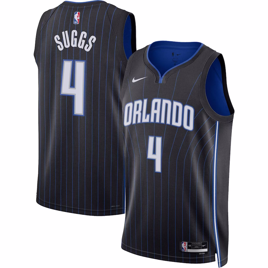 Jalen Suggs, Orlando Magic Unisex Swingman-Trikot - Icon-Edition - Schwarz