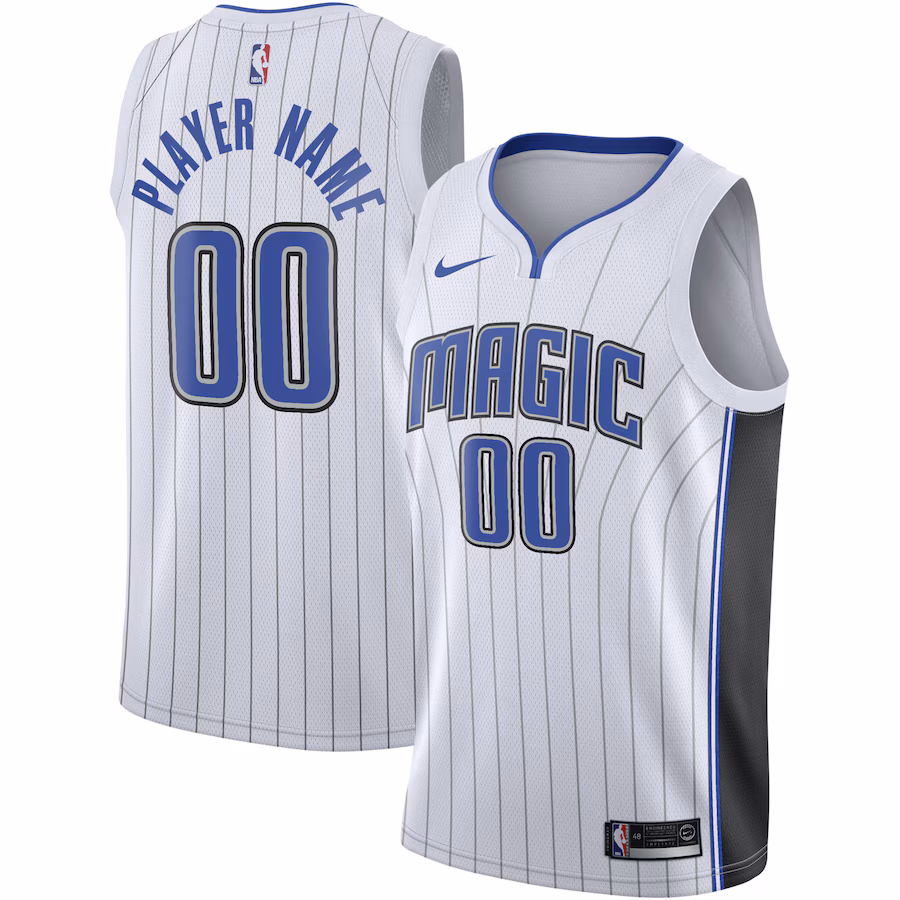 Orlando Magic Maglia Swingman Personalizzata 2020/21 - Edizione Associazione - Bianco