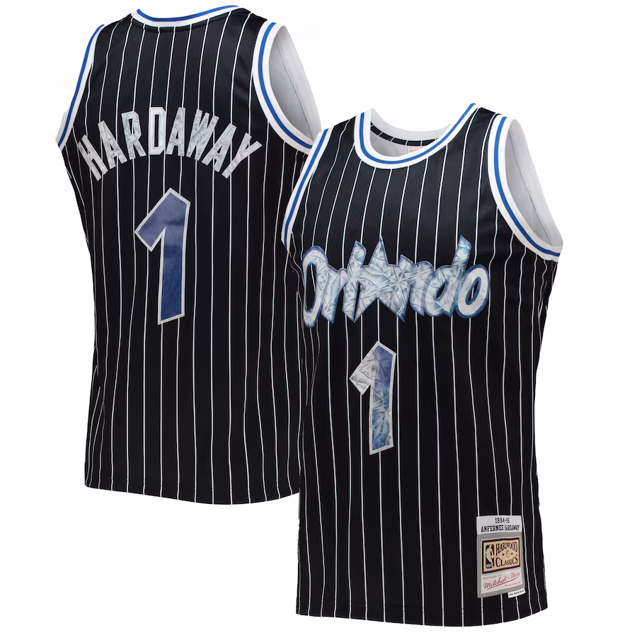 Maglia Penny Hardaway Orlando Magic Mitchell & Ness 1996/97 Hardwood Classics 75° Anniversario NBA Diamond Swingman