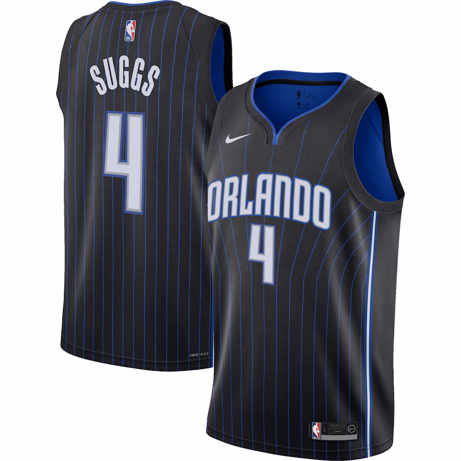 Jalen Suggs, Maglia Swingman per i giovani degli Orlando Magic - Edizione Icona - Nero