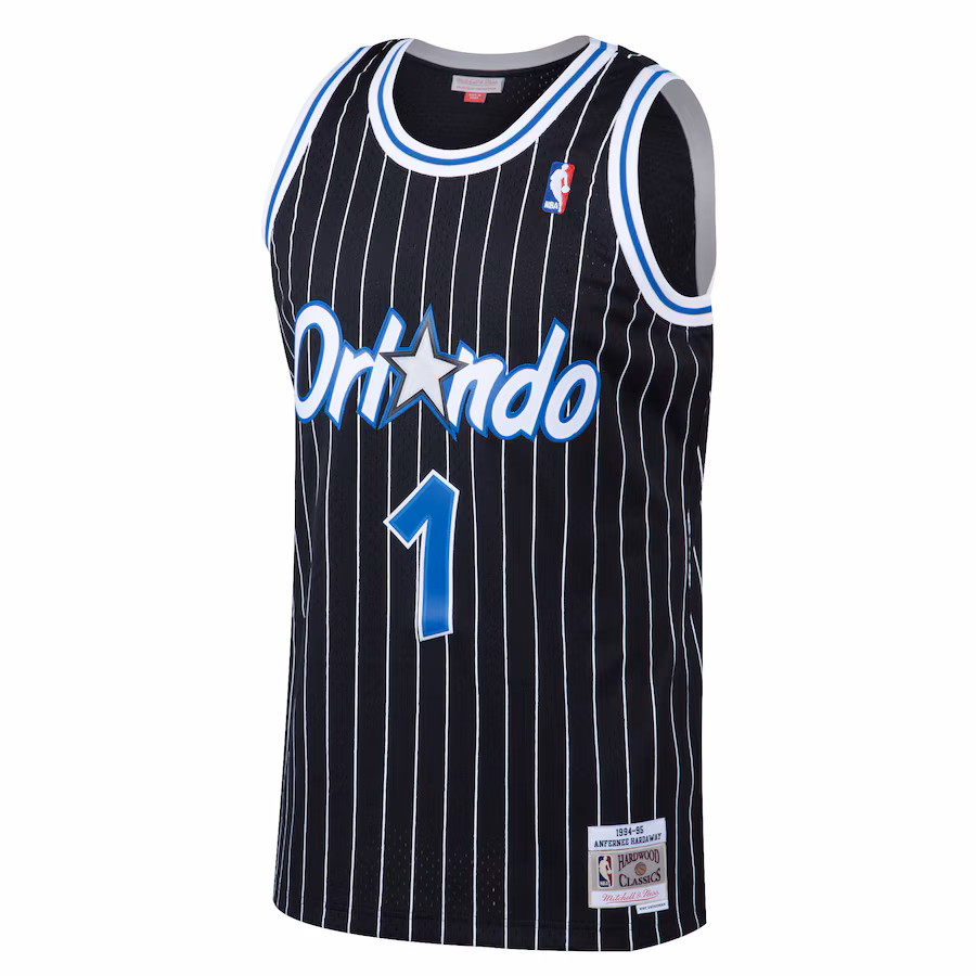 Anfernee Hardaway, Maillot Swingman de la collection Hardwood Classics de Mitchell & Ness pour Orlando Magic - Noir