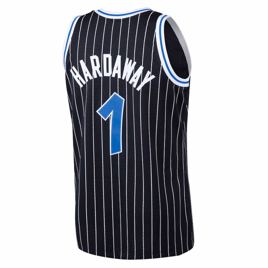 Anfernee Hardaway, Maillot Swingman de la collection Hardwood Classics de Mitchell & Ness pour Orlando Magic - Noir