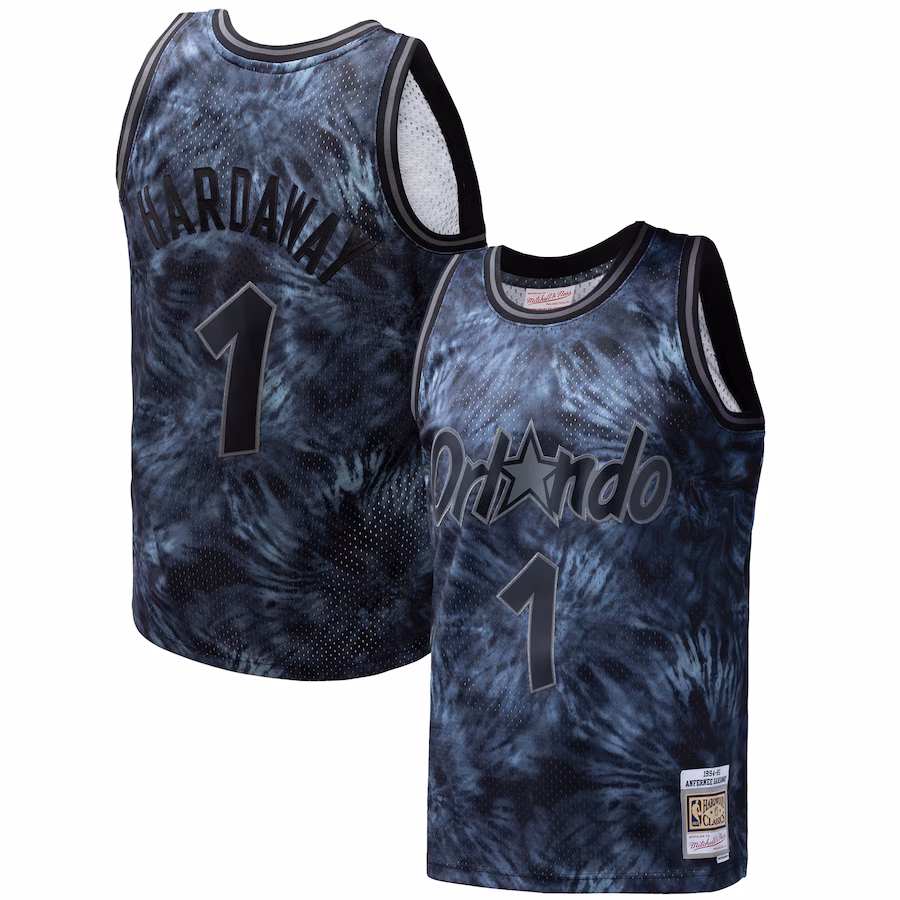 Maillot Penny Hardaway Orlando Magic Mitchell & Ness Hardwood Classics 1984/85 Tie-Dye Swingman