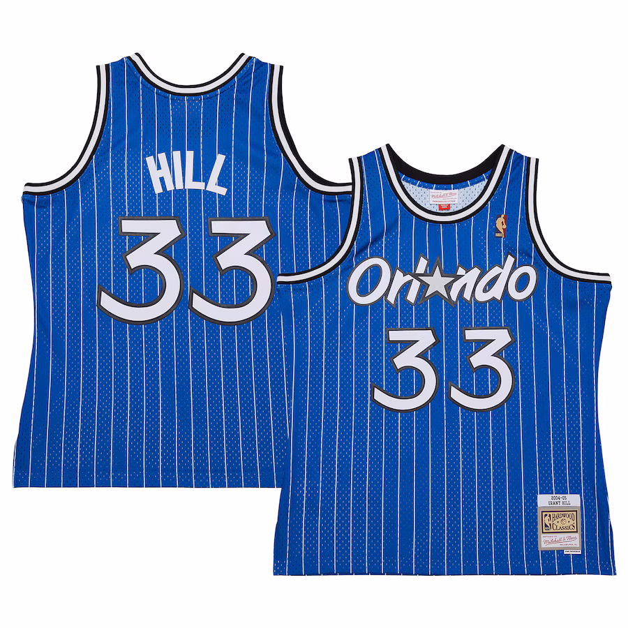 Grant Hill, Maillot Swingman Classique 2004/05 de Mitchell & Ness pour Orlando Magic - Bleu