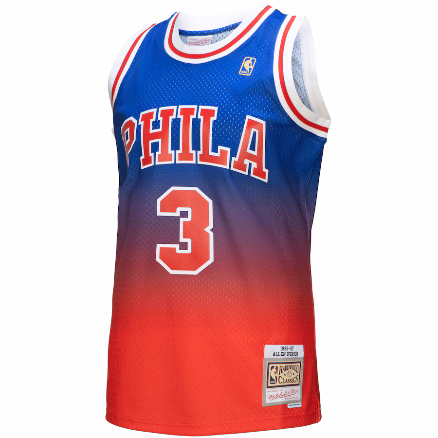 Camiseta Swingman clásica Mitchell & Ness Philadelphia 76ers Allen Iverson 1996/97