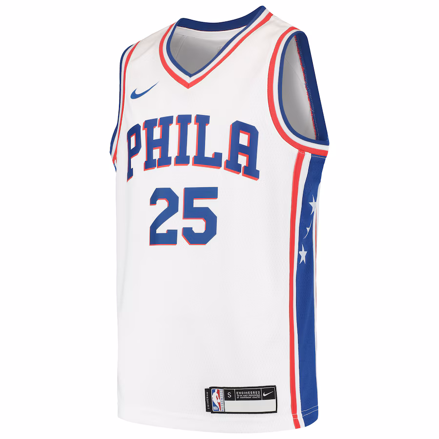 Ben Simmons Philadelphia 76ers Jugend Swingman Jersey - Weiß