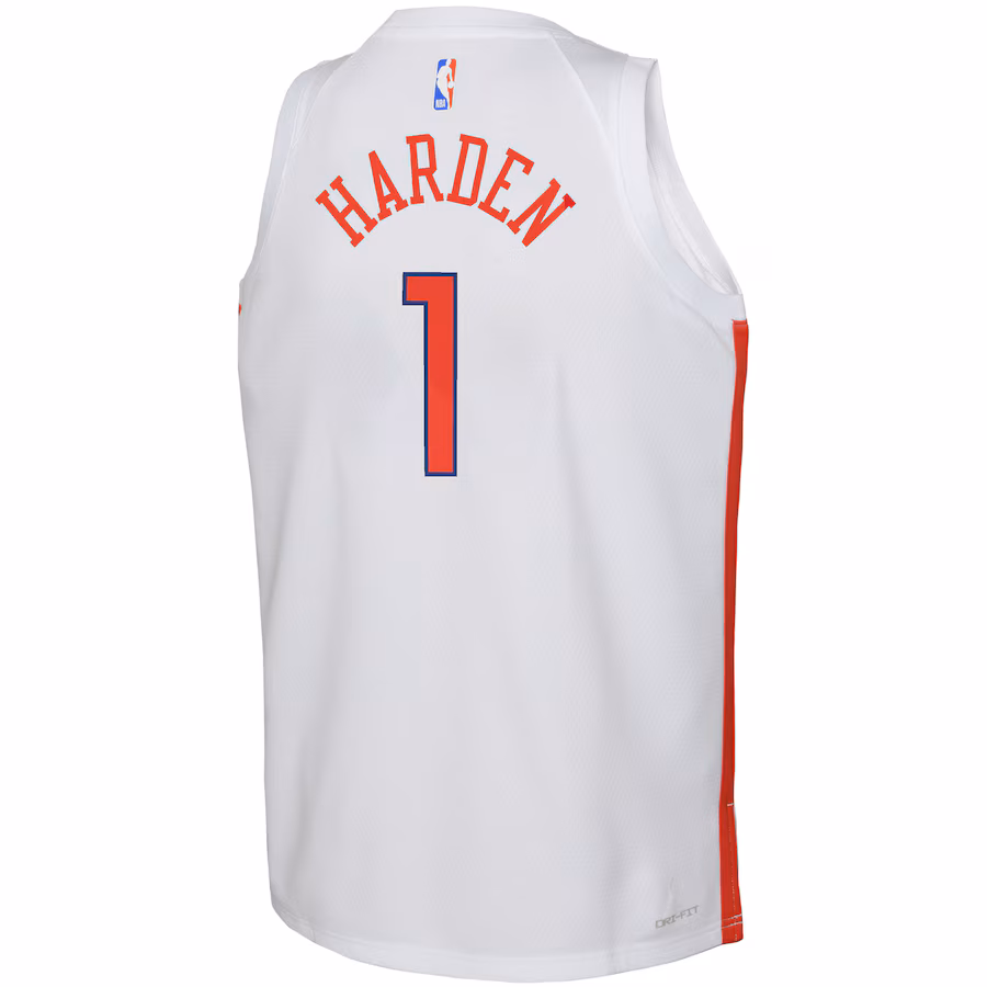 James Harden Philadelphia 76ers Jugend 2022/23 Saison Swingman Jersey - City-Edition - Weiß
