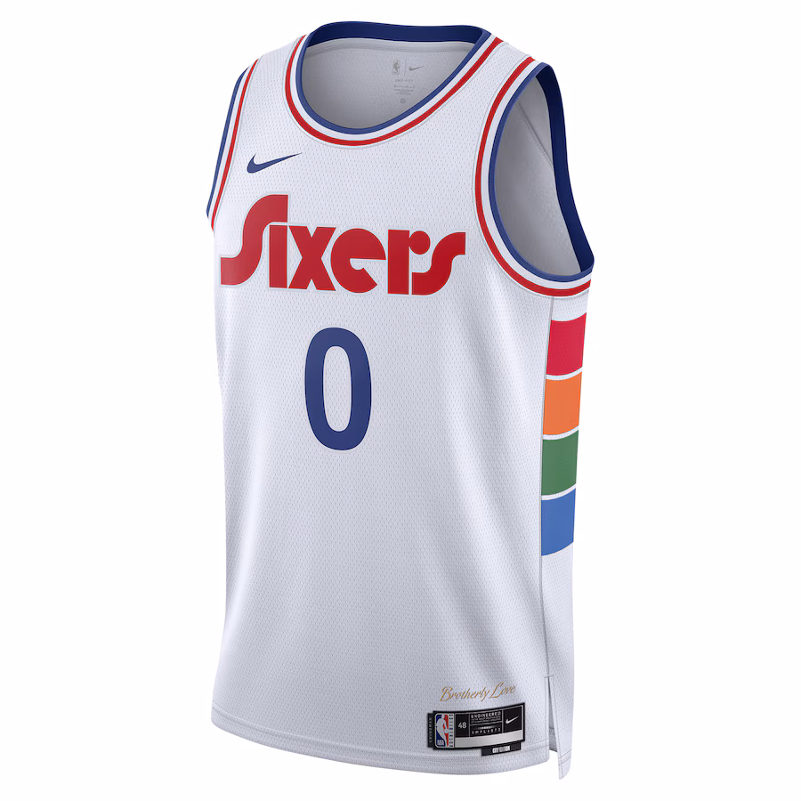 Tyrese Maxey 76ers City Edition Trikot 2024-25 - Unisex