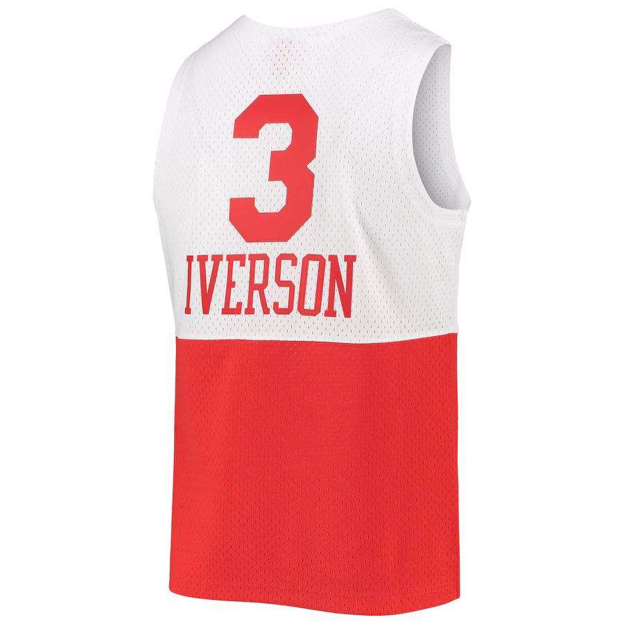 Allen Iverson Philadelphia 76ers Hardwood Classics Swingman Trikot von der Saison 2003/2004, Weiß