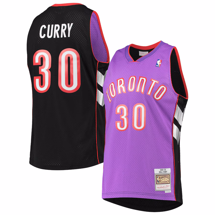 Mitchell & Ness Dell Curry Raptors Hardwood Classics Trikot 2001/02 - Swingman