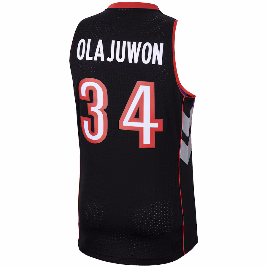 Mitchell & Ness Hakeem Olajuwon Raptors Hardwood Classics Trikot 2001/02 - Swingman