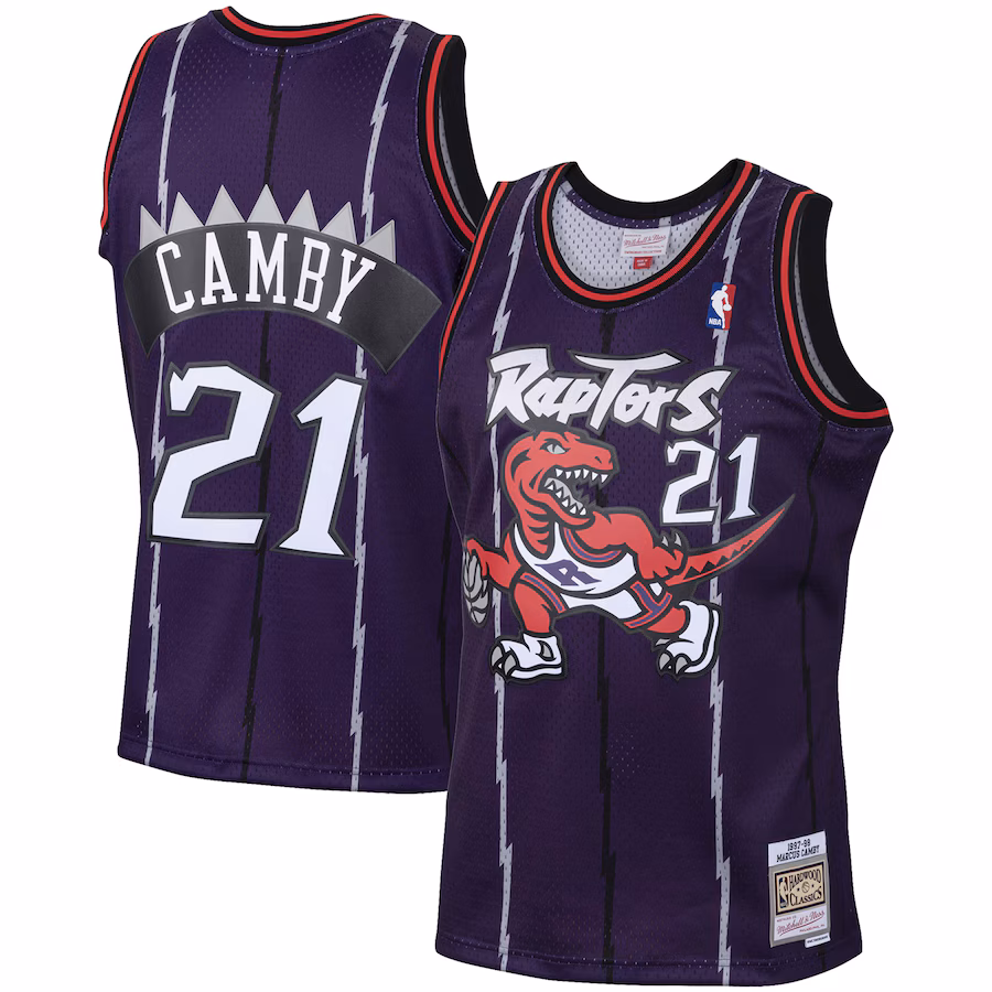 Mitchell & Ness Marcus Camby Raptors Hardwood Classics Trikot 2001/02 - Swingman