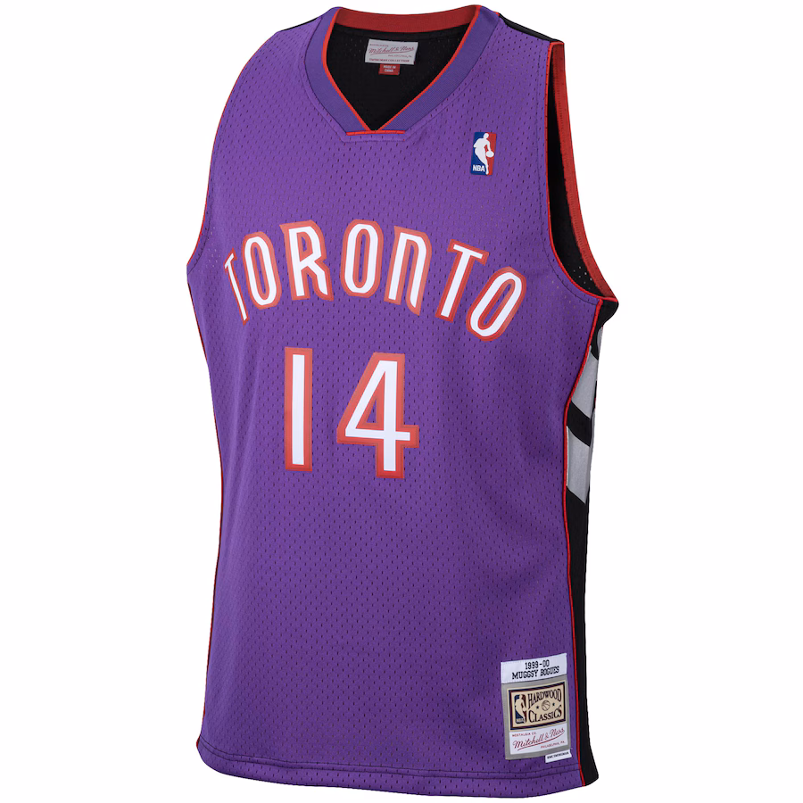 Camiseta Muggsy Bogues Toronto Raptors 2001/02 Mitchell & Ness Hardwood Classics