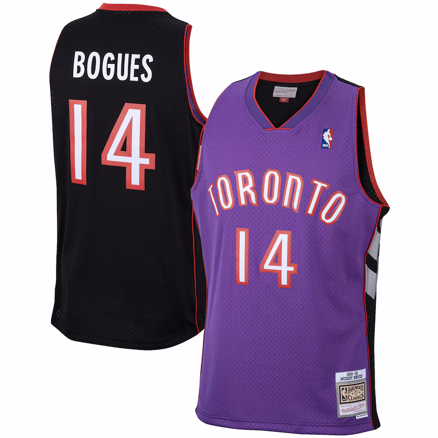 Mitchell & Ness Muggsy Bogues Raptors Hardwood Classics Trikot 2001/02