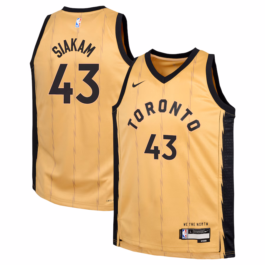 Pascal Siakam Toronto Raptors City Edition Trikot - Nike Swingman