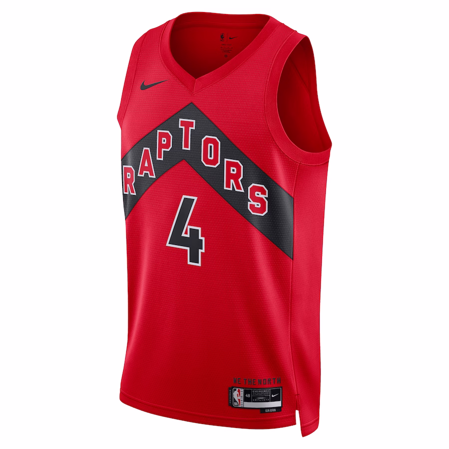 Scottie Barnes Toronto Raptors Maglia Swingman unisex - Edizione Icone - Rosso