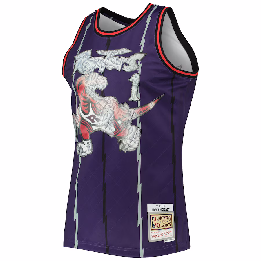 Camiseta Tracy McGrady Toronto Raptors 1998/99 Mitchell & Ness NBA 75th Anniversary Diamond